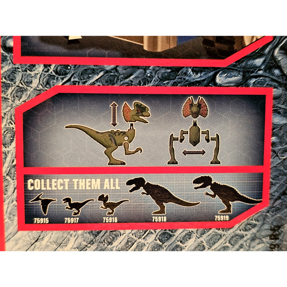 DILOPHOSUARUS AMBUSH Jurassic World LEGO Set #75916 NEW Sealed RETIRED Unopened - Picture 11 of 16